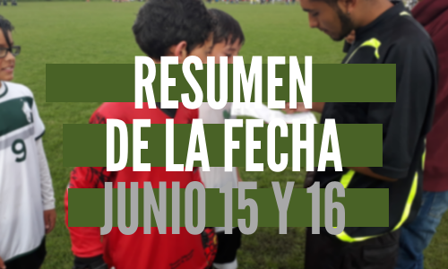 Resumen de la fecha Junio 15 y 16